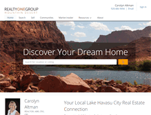 Tablet Screenshot of lakehavasuareahomes.com